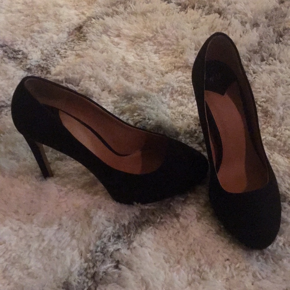 Black high heels